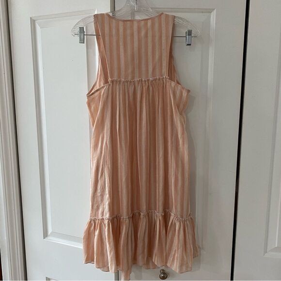 Lemlem Taytu Bib Peach Dress - Picture 6 of 9